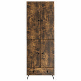 Cabinet Set 2 pcs Smoked Oak Engineered Wood 3416858