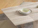 Four-Seater Drop Leaf Dining Table - Wood Effect T3398P344137