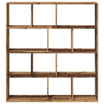 Book Cabinet Old Wood 132x29x141.5 cm Engineered Wood 3310314