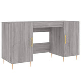 Desk Grey Sonoma 140x50x75 cm Engineered Wood 829538