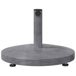 Outdoor Umbrella Base Dark grey wood look 48 x 48 x 32 cm 42010010