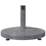 Outdoor Umbrella Base Dark grey wood look 48 x 48 x 32 cm 42010010