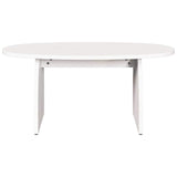 Coffee Table White 80 x 40 x 35 cm Solid Pine Wood 873533