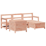 5 Piece Garden Sofa Set Solid Wood Douglas Fir 3250506