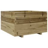 Garden Planter 80x80x49.5 cm Impregnated Wood Pine 3282533
