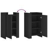 Sideboard Black 45x35x75 cm Engineered Wood 848396