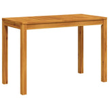 Garden Dining Table 110x55x75 cm Solid Wood Acacia 366368