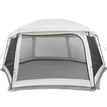 ZNTS Pool Tent with Removable Fly & Mesh Walls Grey 618x532 cm 4100630