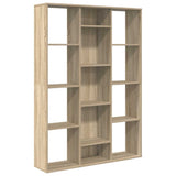 Room Divider/Book Cabinet Sonoma Oak 100x24x140 cm Engineered Wood 800444