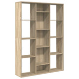 Room Divider/Book Cabinet Sonoma Oak 100x24x140 cm Engineered Wood 800444