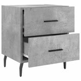 Bedside Cabinets 2 pcs Concrete Grey 40x35x47.5 cm Engineered Wood 827349
