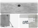 Wall-Mounted TV Cabinet 98 x 31 x 30 cm Concrete Grey 899238