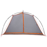 Tunnel Tent Grey and Orange 4-Person 42018567