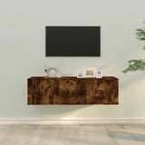2 Piece TV Cabinet Set Smoked Oak Engineered Wood 3188427