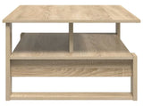 Coffee Table Sonoma Oak 90 x 50 x 40 cm Engineered Wood 8000214