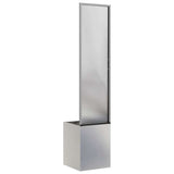 Garden Privacy Screen Sliver 32 x 150 cm Stainless steel 876375
