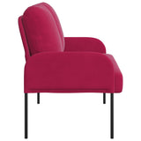 Sofas with Cushion 110cm Wine Red Plywood 42023459