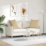 Sofa Pillows 2 pcs Grey Green 60 x 60 cm Corduroy Fabric 42014036