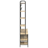 Coat Stand with Shoes Bench Sonoma Oak 120.5 x 34 x 190 cm 8012039
