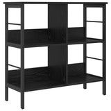 Bookshelf Black Oak 82 x 32 x 79 cm Engineered Wood 883994