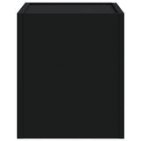 ZNTS Wall-mounted Bedside Cabinet Black 45x30x35 cm 848327