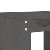 5 Piece Garden Bar Set Grey Solid Wood Pine 3157741