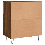 Sideboards 2 pcs Brown Oak Engineered Wood 3190132