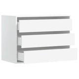 Corner Chest of Drawers White 80x41x58 cm Engineered Wood 852852