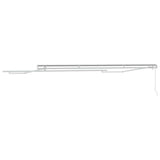 Awning Frame Manual White 450 x 300 cm Aluminium 143047