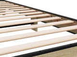 Bed Frame with Headboard Sonoma Oak 80 x 200 cm Engineered Wood 8009083