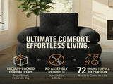 Modular Convertible Corduroy Floor Sofa Bed T5970P507336