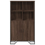 Highboard Brown Oak 79.5x35.5x137.5 cm Engineered wood 3295311