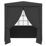 Professional Party Tent Side Walls 2.5x2.5 m Anthracite 90 g/m 48533