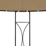 Gazebo 300x290 cm Taupe Round 315227