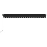 Manual Retractable Awning 500x350 cm Anthracite 3069219