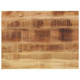 Table Top 70x60x1.5 cm Rectangular Solid Wood Rough Mango 371327