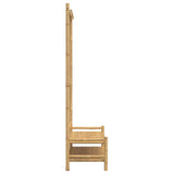 Clothes Rack with Shelves 103x40x183 cm Bamboo 368032