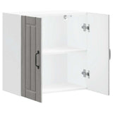 Kitchen Wall Cabinet Lucca Grey Sonoma Engineered Wood 853823