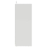 Desk with Open Storage and Chalkboard ROROS White and Grey 42003033