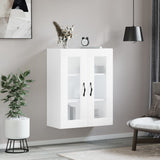 Wall Mounted Cabinet White 69.5x34x90 cm Engineered Wood 834986