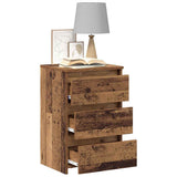 Bedside Cabinets 2 pcs Old Wood 40x35x62.5 cm Engineered Wood 856523