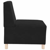 Modular Sofa Unit Armless 2 pcs Black 55 x 74 x 82 cm Velvet 3399765