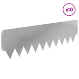 Lawn Edging 10 pcs metal 8008316