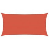Sunshade Sail 160 g/m Terracotta 4x7 m HDPE 311355