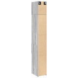 Slim Storage Cabinet Grey Sonoma 30x42.5x225 cm Engineered Wood 3281271
