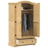 Wardrobe Corona 102x52x186 cm Solid Wood Pine 4012156