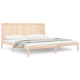 Bed Frame without Mattress 200x200 cm Solid Wood Pine 3105750