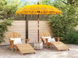 Balinese Parasol Yellow 180-190 cm Cotton and solid wood 3356901