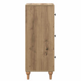 Drawer Cabinet Artisan Oak 33 x 34.5 x 90 cm Engineered Wood 894164