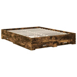 Bed Frame with Drawer with Headboard Manual Engineered Wood 3410308